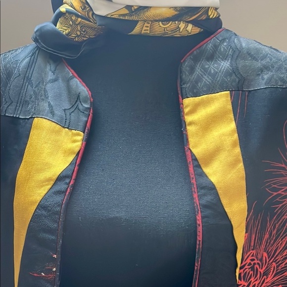 Elegant Jacket Japanese-inspired with 2 front pockets - Picture 7 of 9